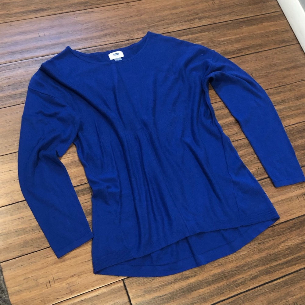 Royal Blue Lghtweight Flowy Sweater